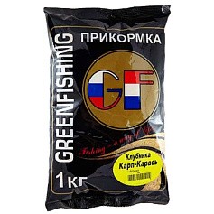 Прикормка Greenfishing GF  Карп-Карась 1 000 гр   клубника  820004 — цена и наличие в каталоге