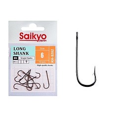 Крючок Одинарный Saikyo KH-9282 Long Shank №6 10 шт BN   KH-9282BN6-10 — цена и наличие в каталоге