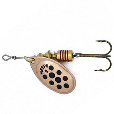 Вращающаяся Блесна Mepps Aglia Decoree №2 4,5 гр CU points noirs   a-2-c-n — цена и наличие в каталоге