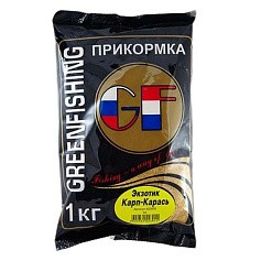 Прикормка Greenfishing GF  Карп-Карась 1 000 гр   Тутти-Фрутти — цена и наличие в каталоге