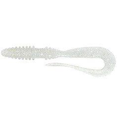 Силиконовая приманка Keitech Mad Wag 4.5 114 мм 9 шт #370 Clear Silver Glow — цена и наличие в каталоге