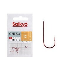 Крючок Одинарный Saikyo KH-10101 Chika №12 10 шт R   KH-10101R12-10 — цена и наличие в каталоге