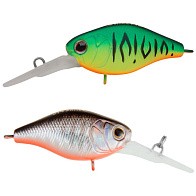 Воблер Strike Pro Cranky-X Deep 50 GC01S/A70-713S Double Black Silver OB/Mat Tiger 8,7 гр   EG-165L#GC01S/A70-713S — варианты, разновидности модели