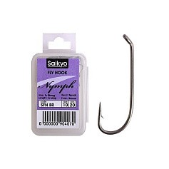 Крючок Одинарный Saikyo KH-72470 Nymph №10 20 шт BR   72470SFNBR10-20 — цена и наличие в каталоге