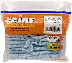 Силиконовая приманка Reins Rockvibe Shad 3 75 мм 12 шт L09-Snow Mint   RSH3-L09 — цена и наличие в каталоге
