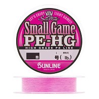 Плетеный шнур Sunline New Small Game PE-HG 150 м  PE # 0,3 Pink 0,098 мм — варианты, разновидности модели