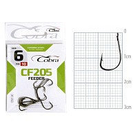 Крючок Одинарный Cobra Feeder Universal CF205 №6 10 шт    CF205-006 — варианты, разновидности модели