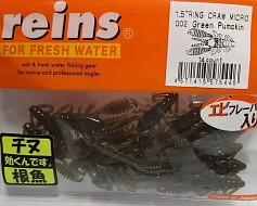 Силиконовая приманка Reins Ring Craw 1.5 Micro 38 мм 14 шт 002-Green Pumpkin   RCM1.5-002 — цена и наличие в каталоге