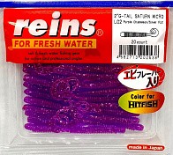 Силиконовая приманка Reins G-Tail Saturn Micro 2 50 мм 20 шт L02-Purple Chameleon/Silver FLK   GTSM2-L02 — варианты, разновидности модели
