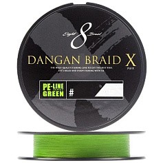 Плетеный шнур Major Craft Dangan Braid X PE X8 200 м  PE # 0,6 Зеленый 0,06 мм   DBX8-200/0.6GR — цена и наличие в каталоге