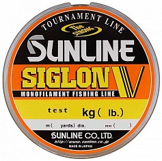 Леска монофильная Sunline Siglon V 100 м 0,435 мм  PE# 7 — цена и наличие в каталоге