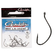 Крючок Одинарный Gamakatsu LS-3524F New Label Eyed Hooks Black №10 13 шт    147933-010 — варианты, разновидности модели