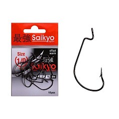 Крючок Офсетный Saikyo BS-2312 №1/0 10 шт BN   BS-2312BN1/0-10 — цена и наличие в каталоге
