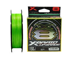 Плетеный шнур YGK X-Braid Upgrade X8 150 м  PE # 1,2 Green 0,185 мм — цена и наличие в каталоге