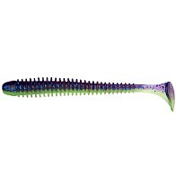 Силиконовая приманка Keitech Swing Impact 3 76 мм 10 шт PAL #06 Violet Lime Belly — варианты, разновидности модели