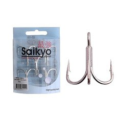 Крючок Тройной Saikyo 7056 3X №1/0 5 шт TN   SORCT7056-1/0TN5 — цена и наличие в каталоге