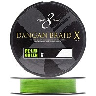 Плетеный шнур Major Craft Dangan Braid X PE X8 200 м  PE # 1 Зеленый 0,13 мм   DBX8-200/1GR — варианты, разновидности модели
