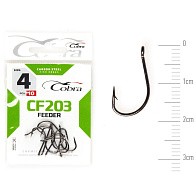 Крючок Одинарный Cobra Feeder Specialist CF203 №4 10 шт    CF203-004 — варианты, разновидности модели