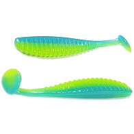 Силиконовая приманка Reins S Cape Shad 3.5 89 мм 6 шт L06-Electric Chart   SCS3.5-L06 — варианты, разновидности модели