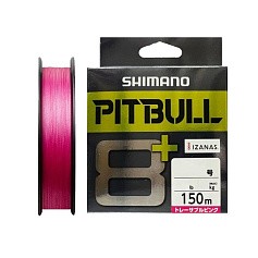 Плетеный шнур Shimano Pitbull 8+ 150 м  PE # 1 Traceable Pink 0,165 мм — цена и наличие в каталоге