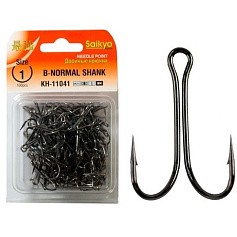 Крючок Двойной Saikyo  KH-11041 Normal Shank №8 100 шт BN   KH-11041-8-100 — цена и наличие в каталоге
