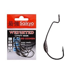 Крючок Офсетный Saikyo BS-2334 Weighted №2/0 5 шт BN   BS-2334BN2/0-5 — цена и наличие в каталоге