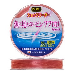 Флюорокарбон Duel Pink Fluorocarbon Fish Cannot See  50 м 0,62 мм    H4382-SP — цена и наличие в каталоге