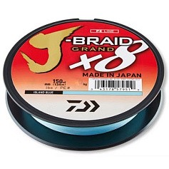 Плетеный шнур Daiwa J-braid Grand X8E 135 м Island Blue 0,06 мм — цена и наличие в каталоге
