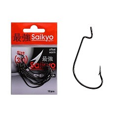 Крючок Офсетный Saikyo BS-2312 №3/0 10 шт BN   BS-2312BN3/0-10 — цена и наличие в каталоге
