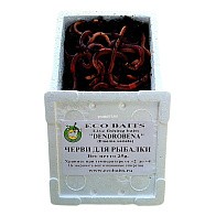 Насадка Eco Baits Земляные черви  Eisenia Veneta  25 гр. mix 0,3-1,2 гр — варианты, разновидности модели