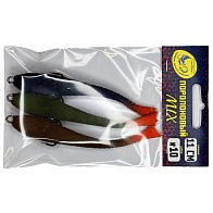 Поролоновая рыбка Мормыш Классическая 11 см 110 мм 3 шт Набор №10 (цв. 40,41,42) С открытым двойником  MPFC11-10 — варианты, разновидности модели