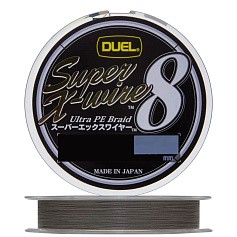 Плетеный шнур Duel PE Super X-Wire 8 150 м  PE # 1,5 Silver 0,21 мм   H3601-S — цена и наличие в каталоге