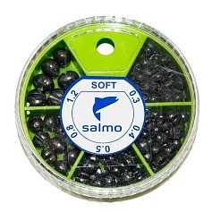 Груз Salmo Soft Мягкий 60 гр Набор 1 №0,3/0,4/0,5/0,8/1,2   1006-001 — цена и наличие в каталоге