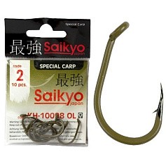 Крючок Одинарный Saikyo KH-10098 Clever Carp №2 10 шт OL   KH-10098OL2-10 — цена и наличие в каталоге