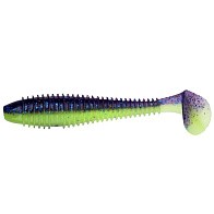 Силиконовая приманка Keitech Swing Impact Fat 4.8 122 мм 5 шт PAL #06 Violet Lime Belly — варианты, разновидности модели