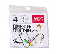Джиг-головка Lucky John Area Trout Game №4 0,2 гр 4 шт Mix 2   LJTATG030-SPGY — варианты, разновидности модели