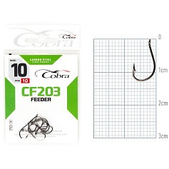 Крючок Одинарный Cobra Feeder Specialist CF203 №10 10 шт    CF203-010 — цена и наличие в каталоге