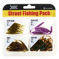 Силиконовая приманка Lucky John Street Fishing Pack 35 мм 46 шт 06 Set Pro Series  LJMG-006SET — варианты, разновидности модели