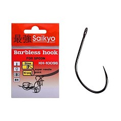 Крючок Одинарный Saikyo KH-10096 Barbless №3 10 шт BN   KH-10096BN3-10 — цена и наличие в каталоге