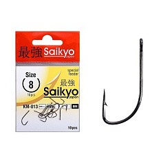 Крючок Одинарный Saikyo KM-013 Reliable Feeder №8 10 шт BN   KM-013BN8-10 — цена и наличие в каталоге