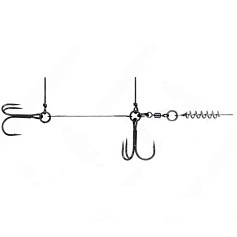 Стингер Мормыш Spring Lock Big Size Титановый №1/0 20 кг 1 шт  Со спиралью L  VD-TiSL-L — цена и наличие в каталоге