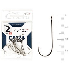 Крючок Одинарный Cobra Allround Round CA124 №2 10 шт    CA124-002 — цена и наличие в каталоге