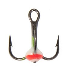 Крючок Тройной Lucky John С каплей №8 1 шт 02   LJ99080-02 — цена и наличие в каталоге