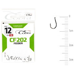 Крючок Одинарный Cobra Feeder Master CF202 №12 10 шт    CF202-012 — цена и наличие в каталоге