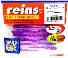 Силиконовая приманка Reins Aji Meat 1.9 47 мм 15 шт L02-Purple Chameleon/Silver FLK   AM19-L02 — цена и наличие в каталоге