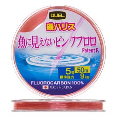 Флюорокарбон Duel Pink Fluorocarbon Fish Cannot See  50 м 0,37 мм    H4395-SP — цена и наличие в каталоге