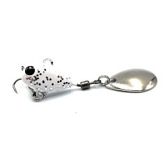 Тейл-спиннер UF Studio Hurricane 4 4 гр 40 мм White Glitter   H4Wg — цена и наличие в каталоге