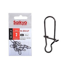 Застежка Saikyo SA-201 №2 10 шт BN   SA-201-2 — цена и наличие в каталоге
