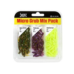 Силиконовая приманка Lucky John Micro Grub 1.0in 25 мм 90 шт MIX1 Pro Series  140159-MIX1 — цена и наличие в каталоге