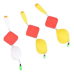 Поплавок Salmo Зимний  Тройной 3,7 гр   Сет: два желтокрасных и один белокрасный  9964-MIX01 — цена и наличие в каталоге